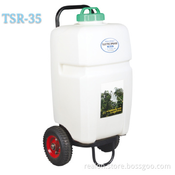 35L Battery Plastic Garden Electric Handcart Sprayer
